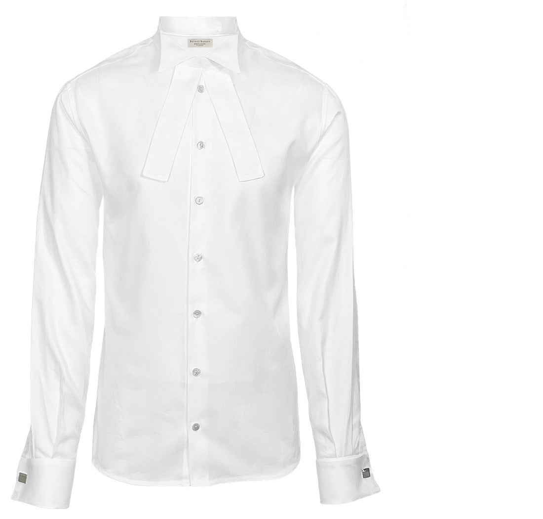 Men's Fitted Court Shirt with French Cuffs